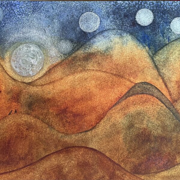 Himmel över Kalahari 27x18 cm